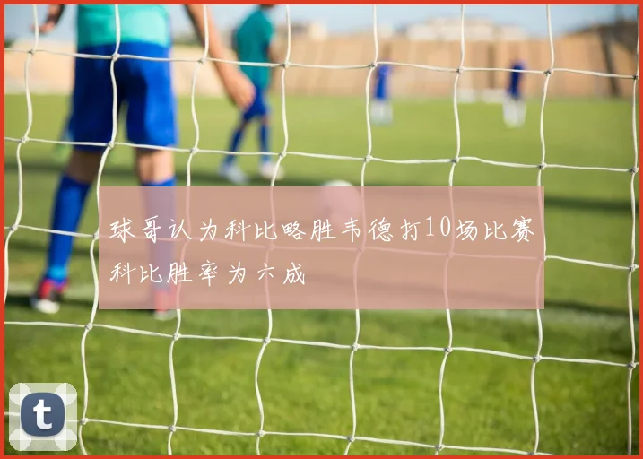球哥认为科比略胜韦德打10场比赛科比胜率为六成
